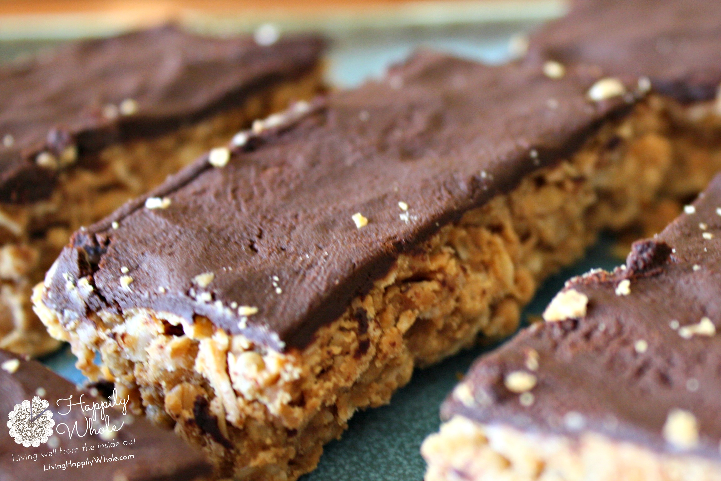 Lies of Omission...and Gluten Free, Crunchy Nut Butter Bars Happily Whole